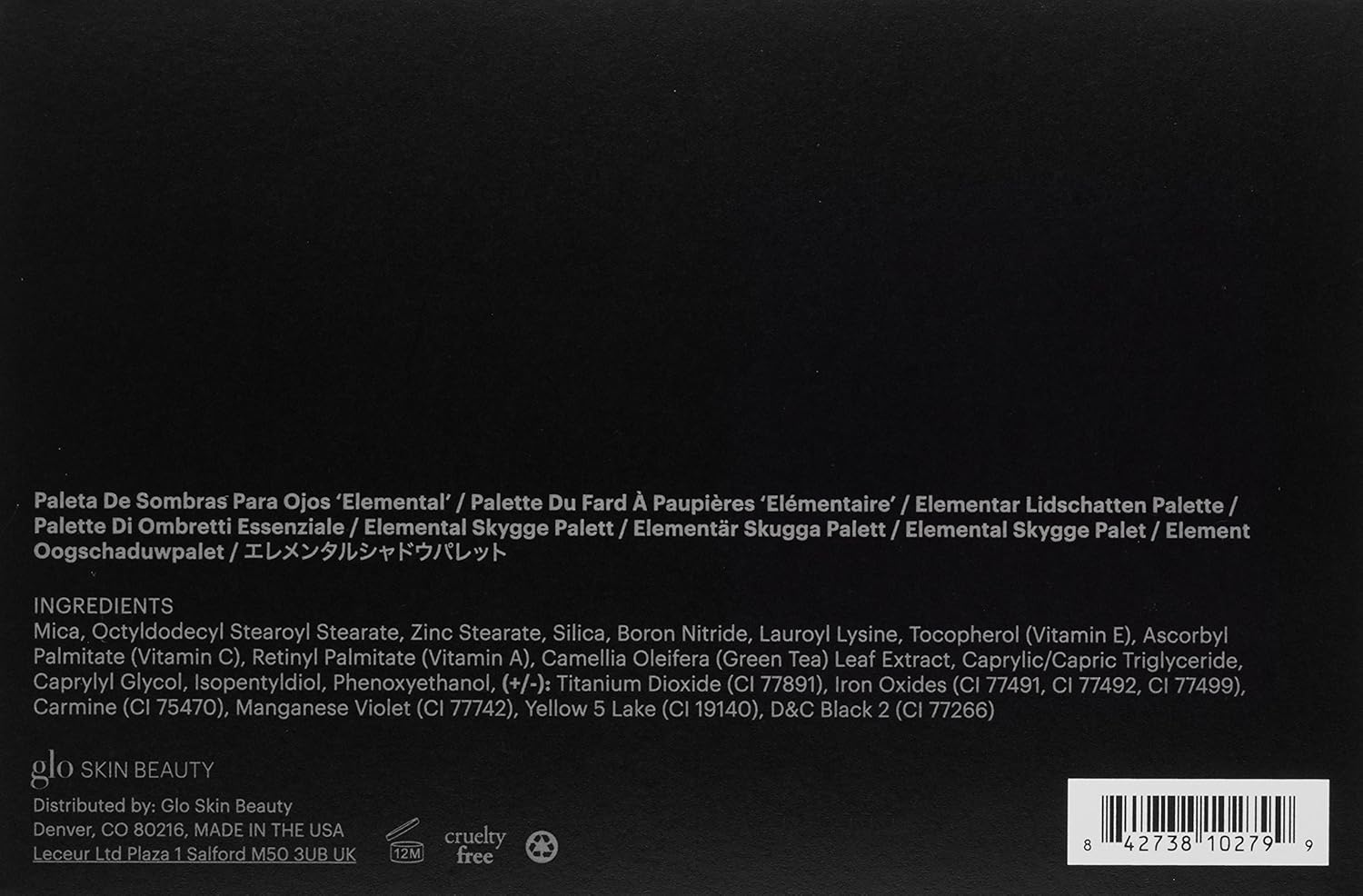 Glo Skin Beauty Shadow Palette | Eight Vibrant Mattes and Metallic Eye Shadows, (Elemental Eye) - Image 3