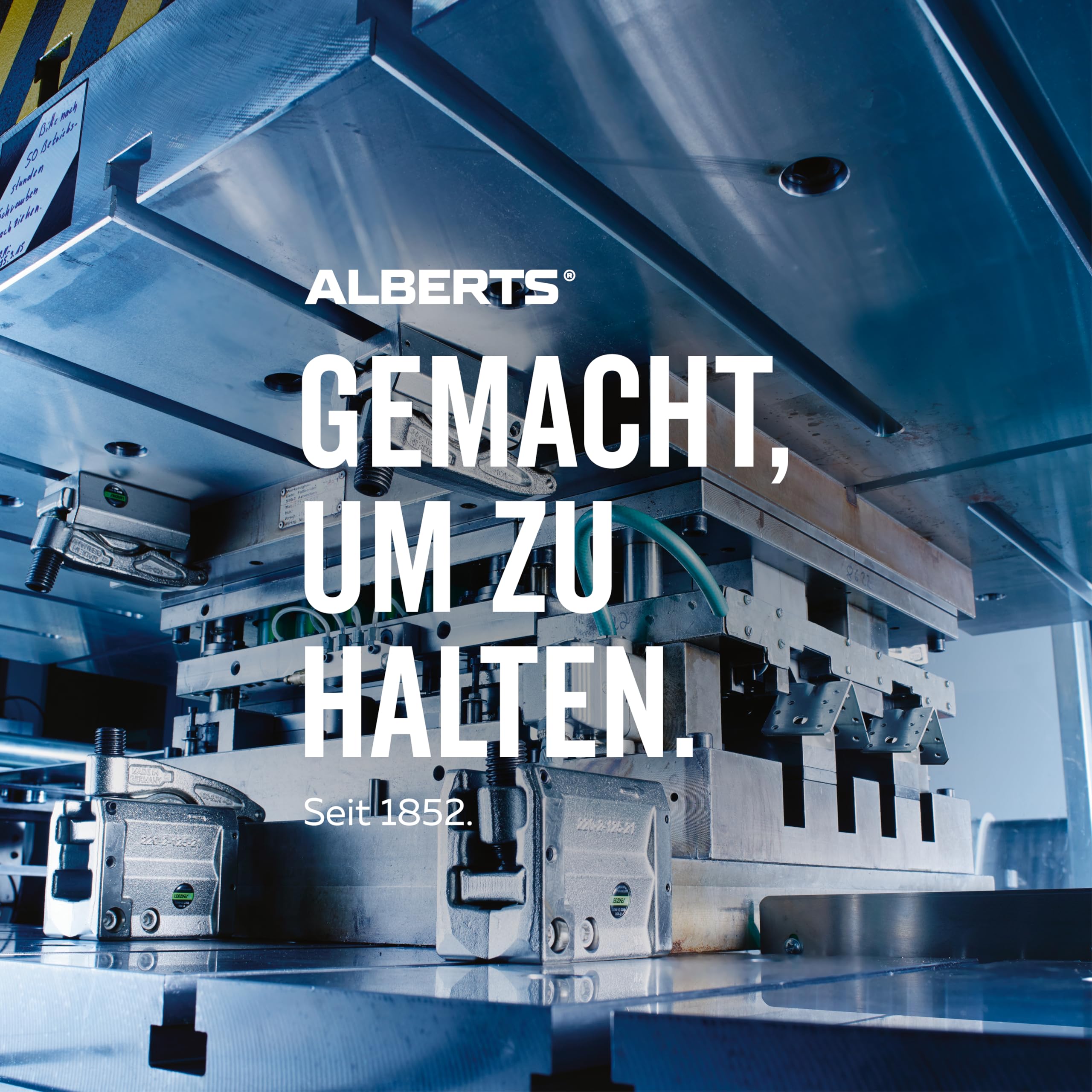 Alberts 850555 Zawias | szeroki | galwanicznie ocynkowany na żółto | 70 x 104,5 m | zestaw 20 szt.