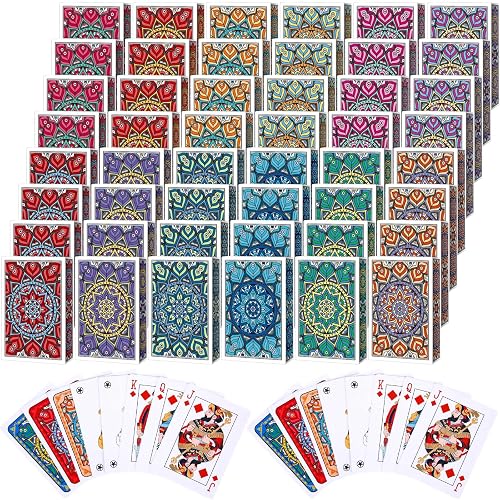 Zubebe Mandalas Theme Playing Cards 24 Pack