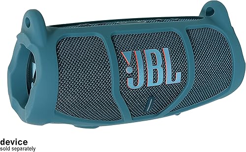 Miniatura 22 de GETGEAR Funda de silicona para JBL Charge 5, altavoz Bluetooth portátil, diseño destacado con más protección, mejor combinación en forma y color Rojo