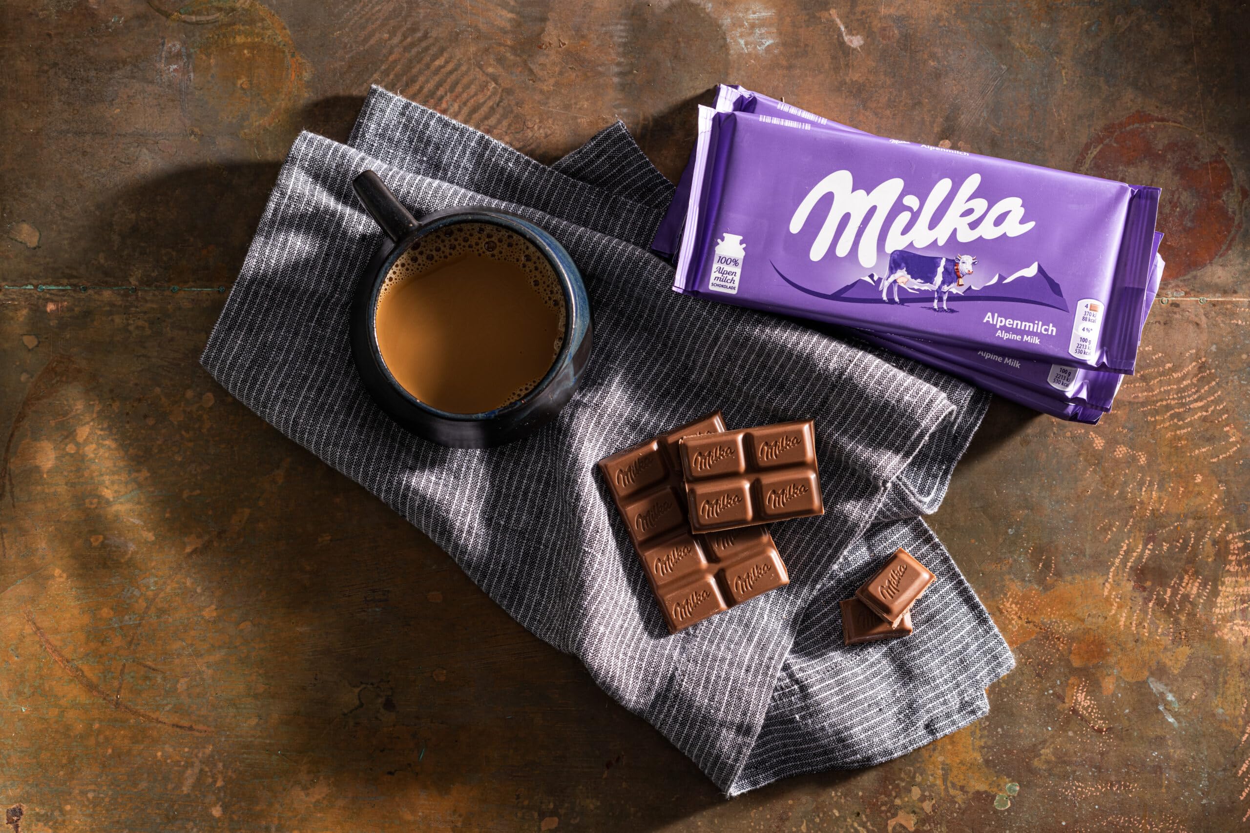 Amazon.co.jp: ミルカ チョコレート バブリー 90g×8個セット Milka