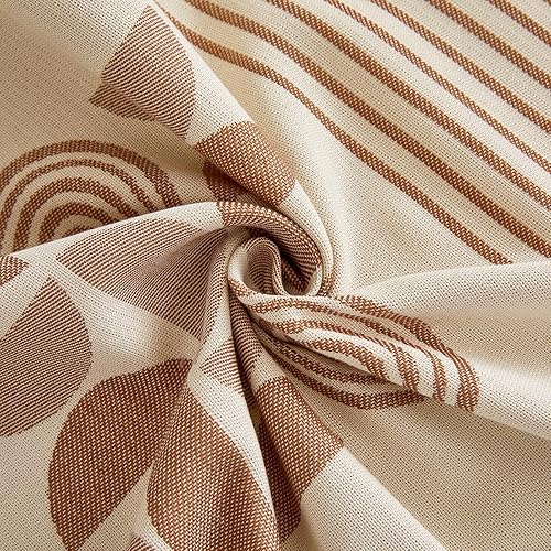 Miniatura 4 de DREAMINGO Funda reversible para sofá de 3 cojines, protector de muebles de felpilla beige para sofá de 3 plazas, en forma de L, funda de sofá de 3