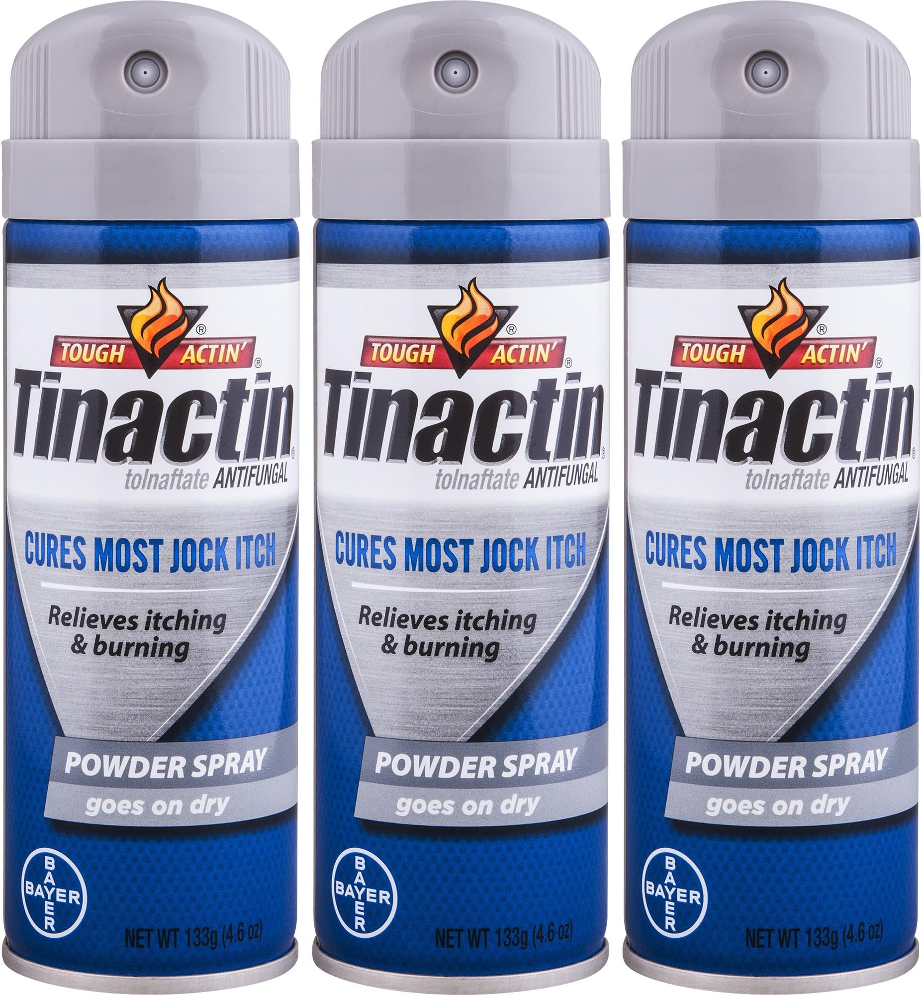 Jock Itch Spray Powder,4.6 oz. (Pack of 3)