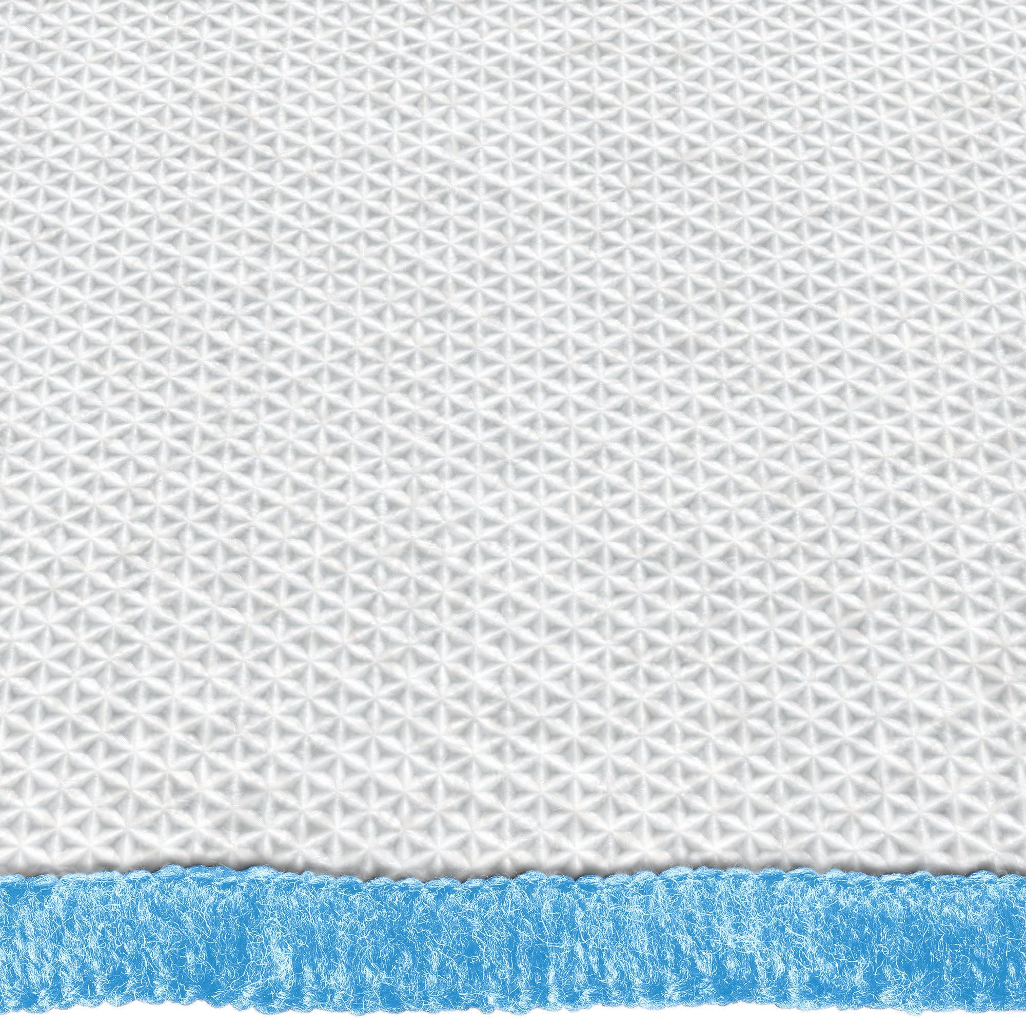 Erwin Müller Badematte, Badteppich maritim Lefkada hellblau Größe rund: 80 cm Ø - flauschig weicher Flor, rutschhemmend, für Fußbodenheizung geeignet (weitere Größen)