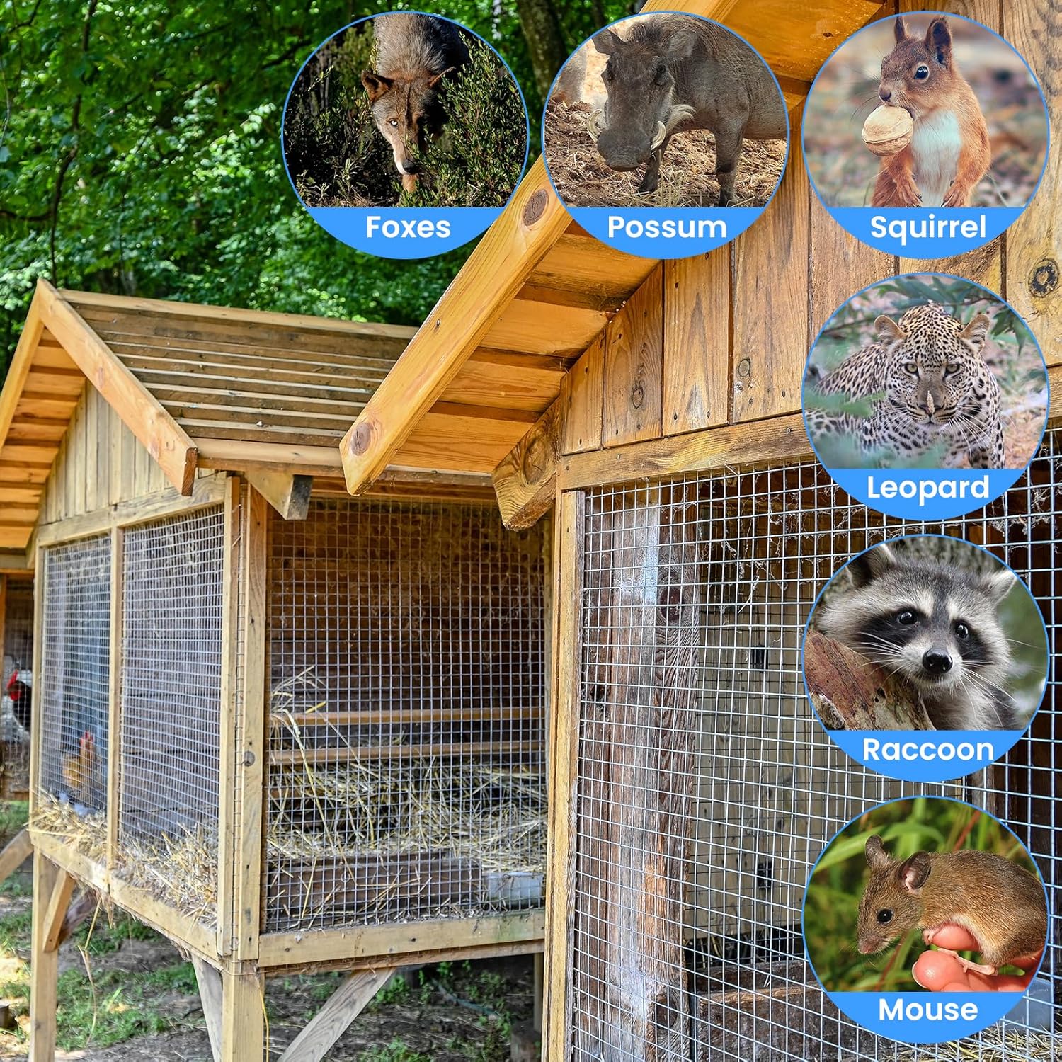 Chicken Wire Mesh,16In×25Ft 23GA, 1/2 Inch Mesh Hot Dipped Galvanized After Welding Hardware Cloth, Cuttable Chicken Netting, Garden Fence Supports, Poultry Netting Cage