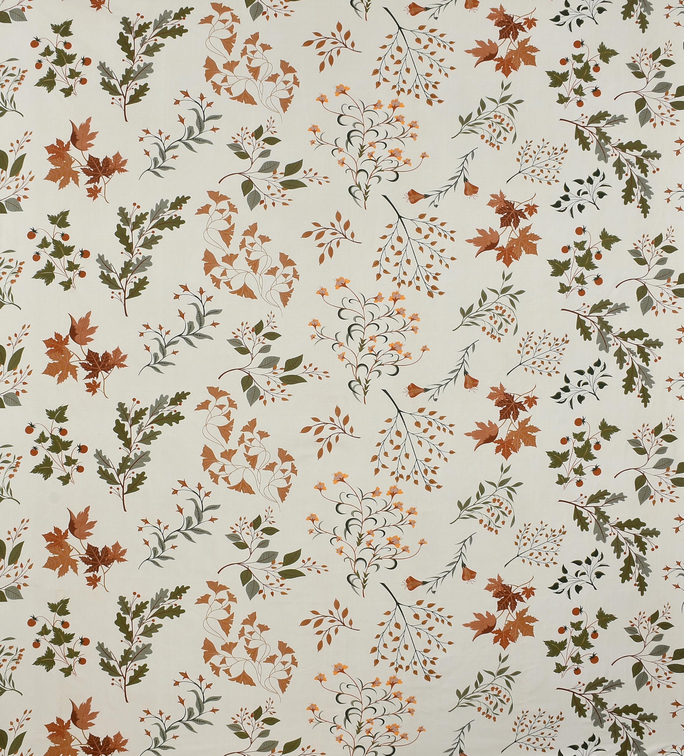 Reyansh Decor 200 TC Polycotton Feel Premium Printed Marino Collections Elastic Fitted 1 Single Bed Bedsheet with 1 Pillow Covers Size 48 x 72 x 8 inch, Cream 1