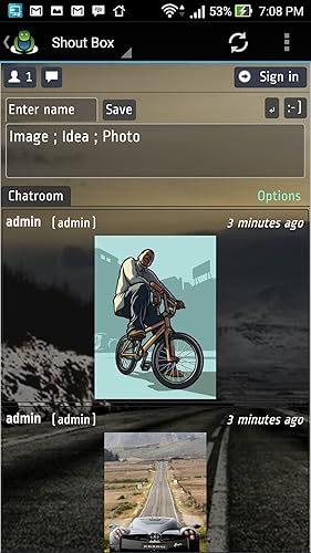 Shoutbox For Grand Auto Fan