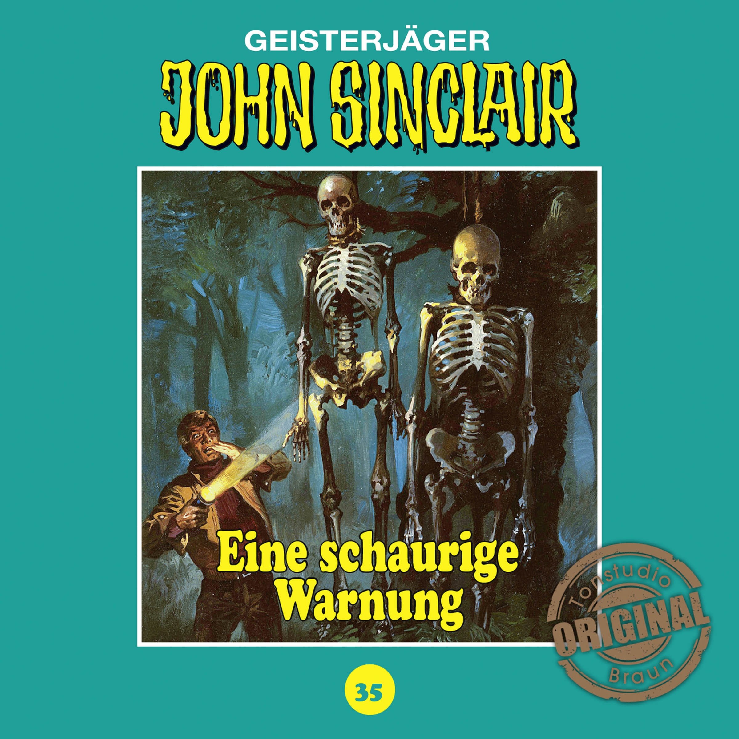 Cover art for Eine schaurige Warnung: John Sinclair - Tonstudio Braun Klassiker 35