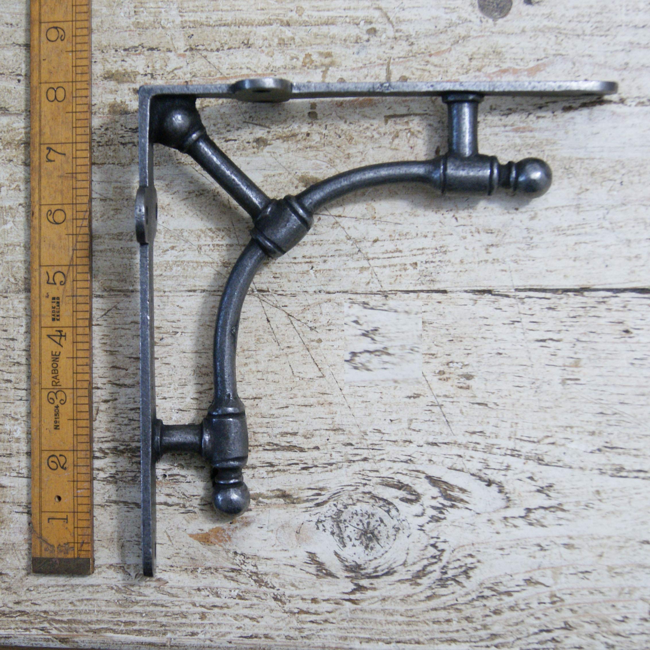 Antiques Warehouse 7" Albion Style Antique Shelf Bracket - Cast-Iron