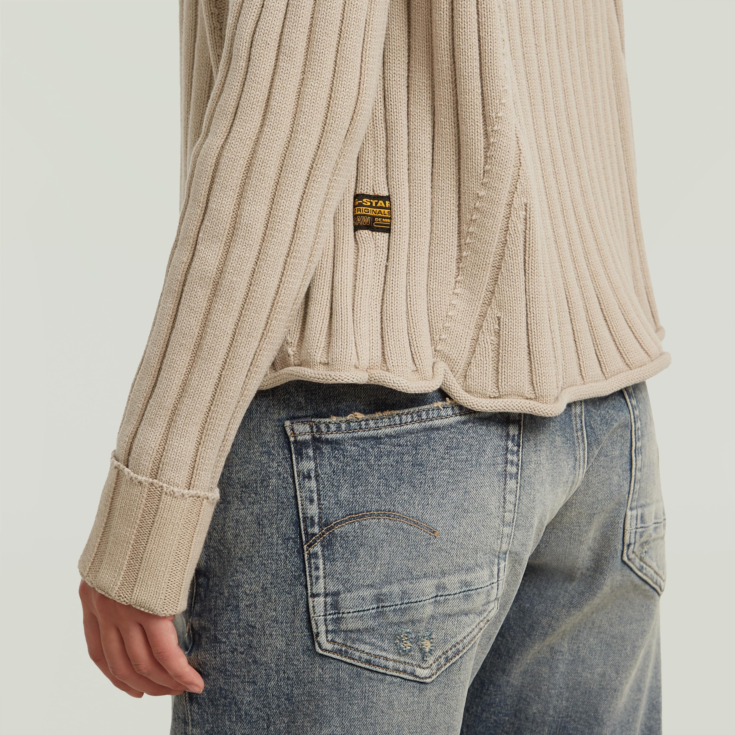 G-STAR Bluza Kobiety Washed Loose R Knit Wmn