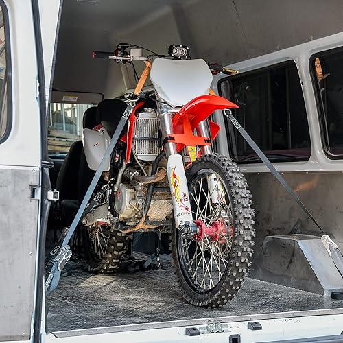 Miniatura 5 de RUTU Protector de horquilla universal de 27.7 cm con soporte de suspensión para horquilla de transporte con 2 correas de velcro para XC-W 250 CR80