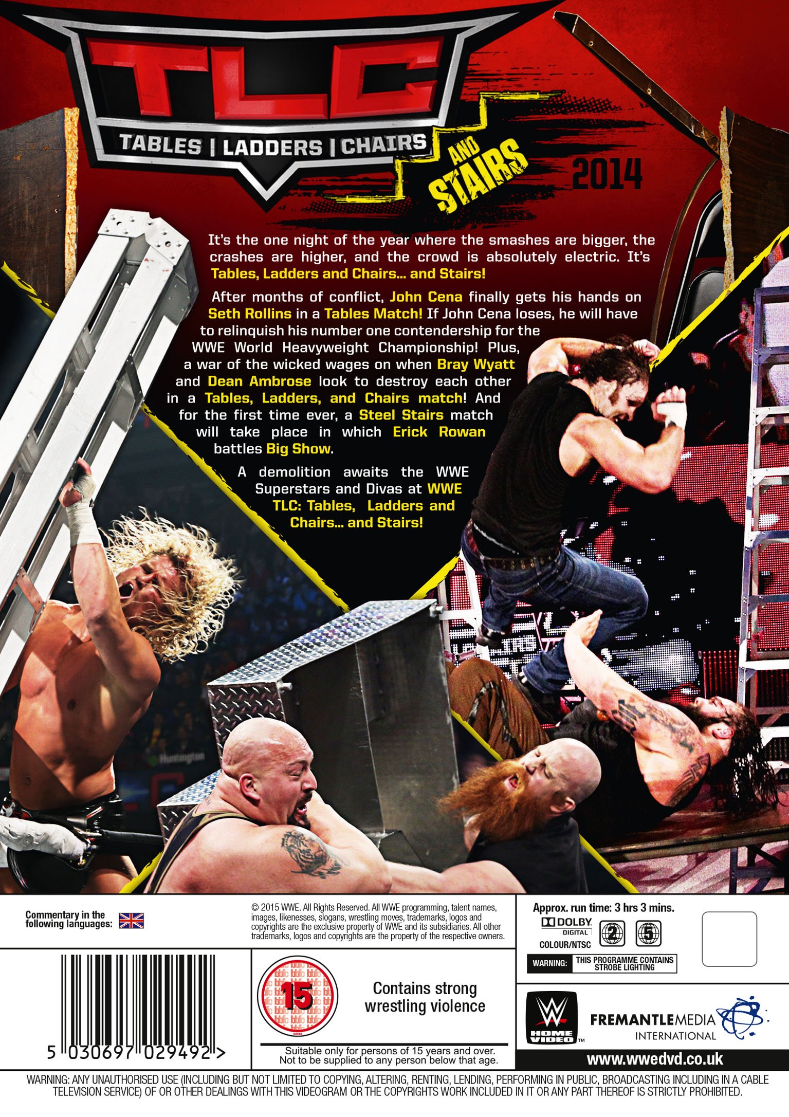 Wwe Tlc 2014 Dvd Desertcart Seychelles