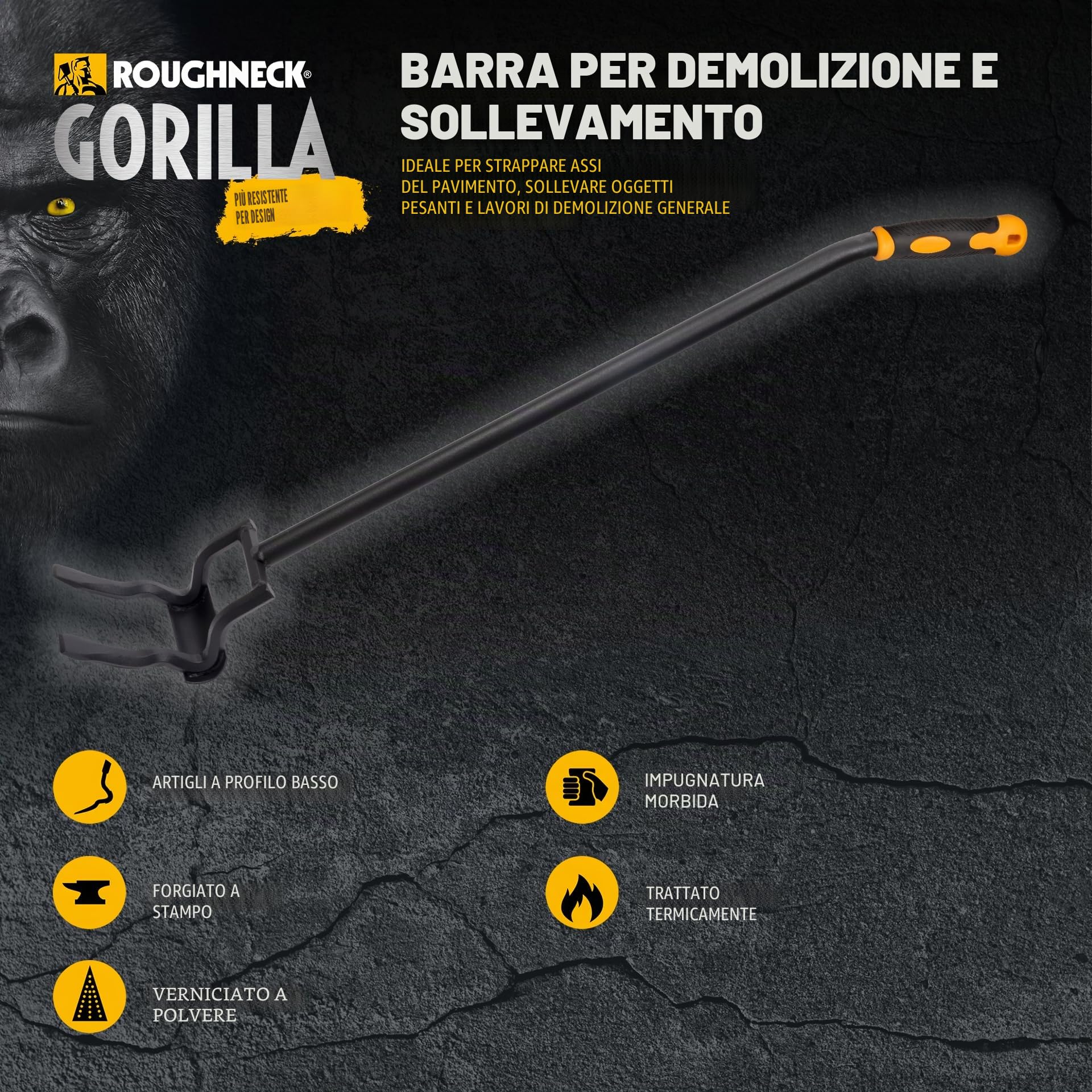 Roughneck 64640 - Asta con forca, per sollevamento e demolizione