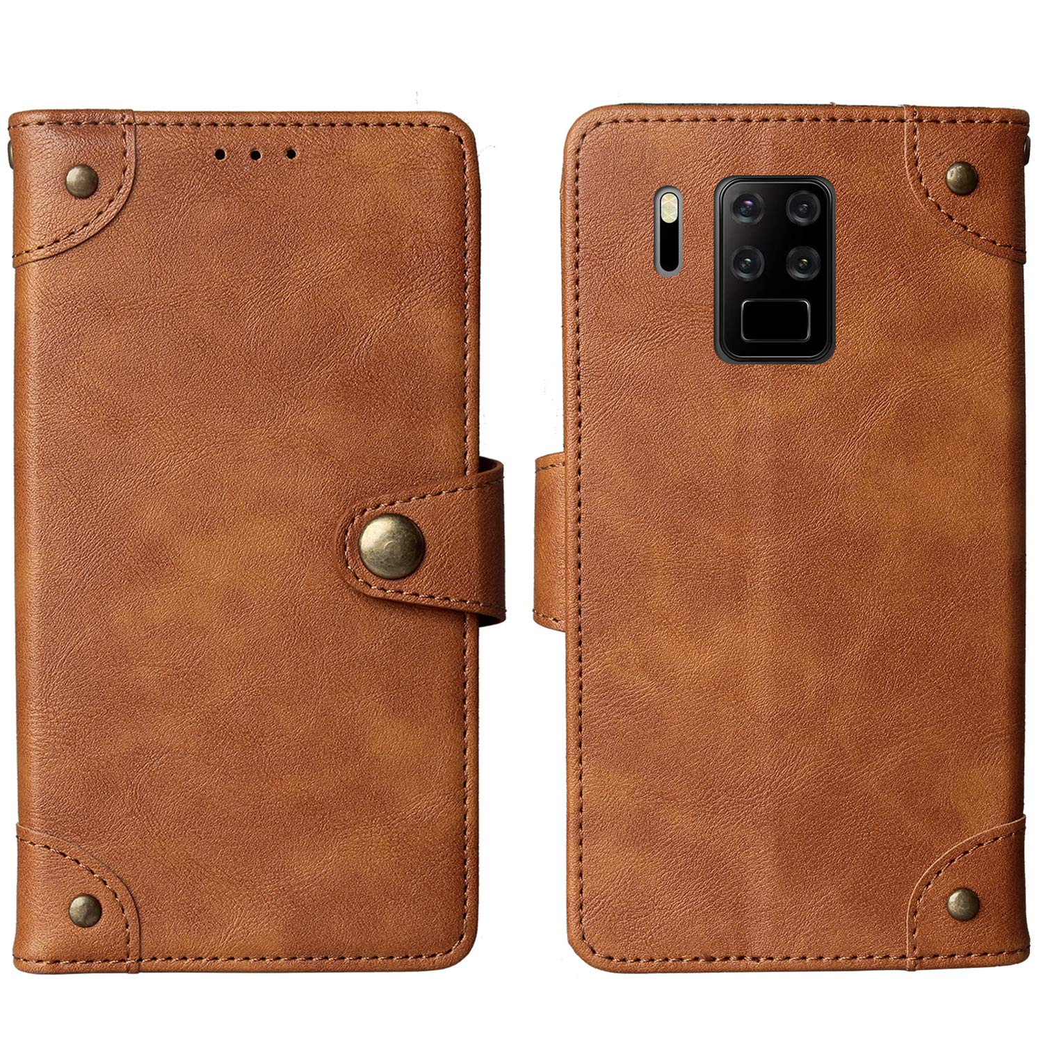 Lankashin Vera Pelle Stand Portafoglio Cover per OUKITEL WP10 6.67