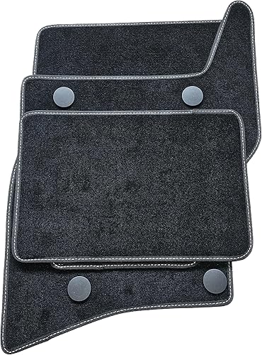 Miniatura 5 de Juego de alfombrillas de coche a medida compatiblesrepuesto para alfombras SsangYong Tivoli Deluxe, superresistentes, antideslizantes