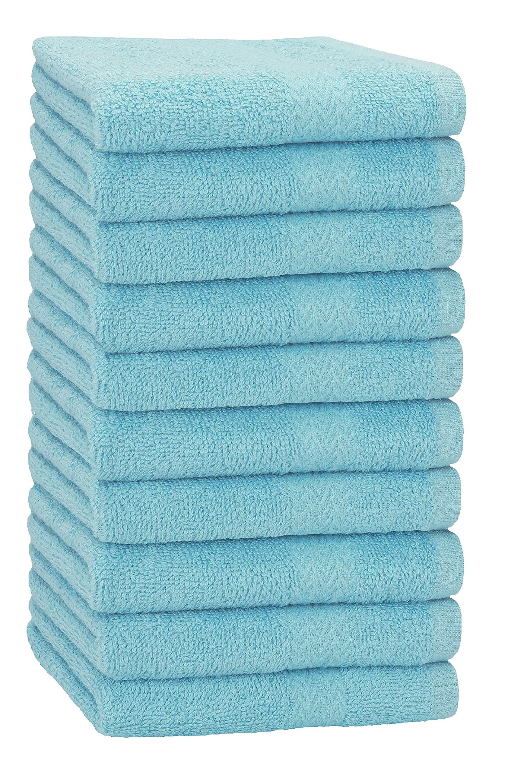 Betz 10 Asciugamani PREMIUM 100% cotone dimensioni 50x100 cm colore blu oceano