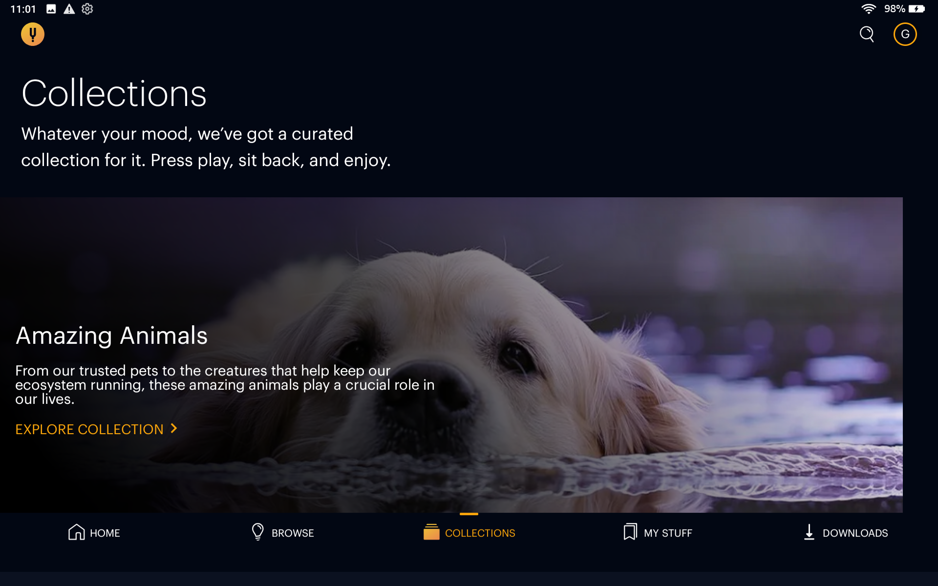 CuriosityStream (Phones/Tablets) - App on Amazon Appstore