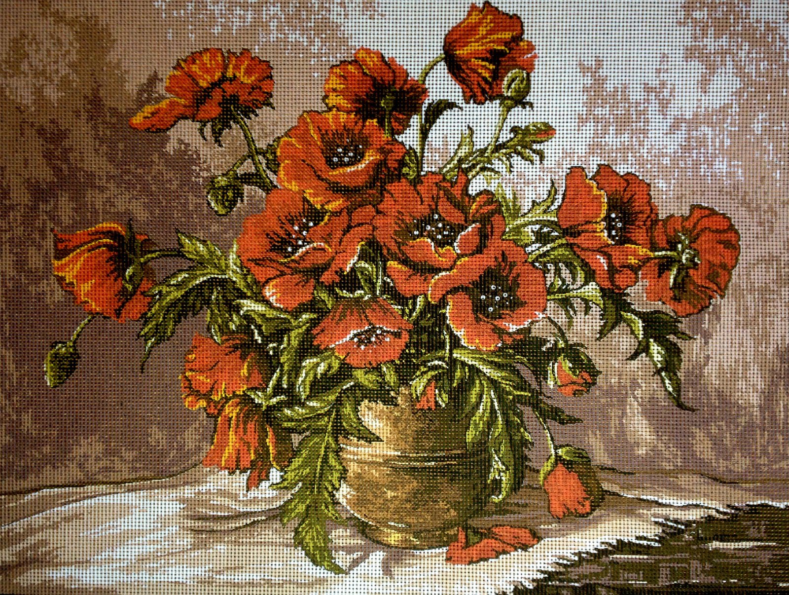 Maya Gobelin Stickpackung 'Tiere Auf Dem Bauernhof' – 30x40 Cm, Halber Kreuzstich
