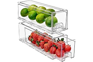 Sorbus Refrigerator Drawer Organizers for Enhanced Organization and Storage