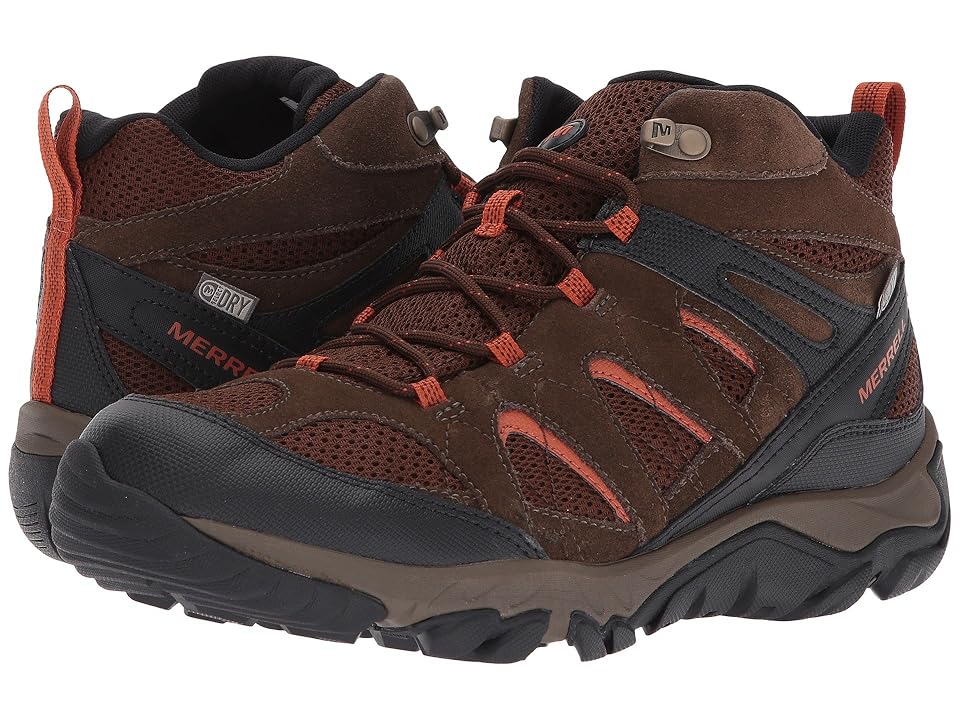

Merrell Outmost Mid Vent Waterproof (Slate Black) Men's Shoes