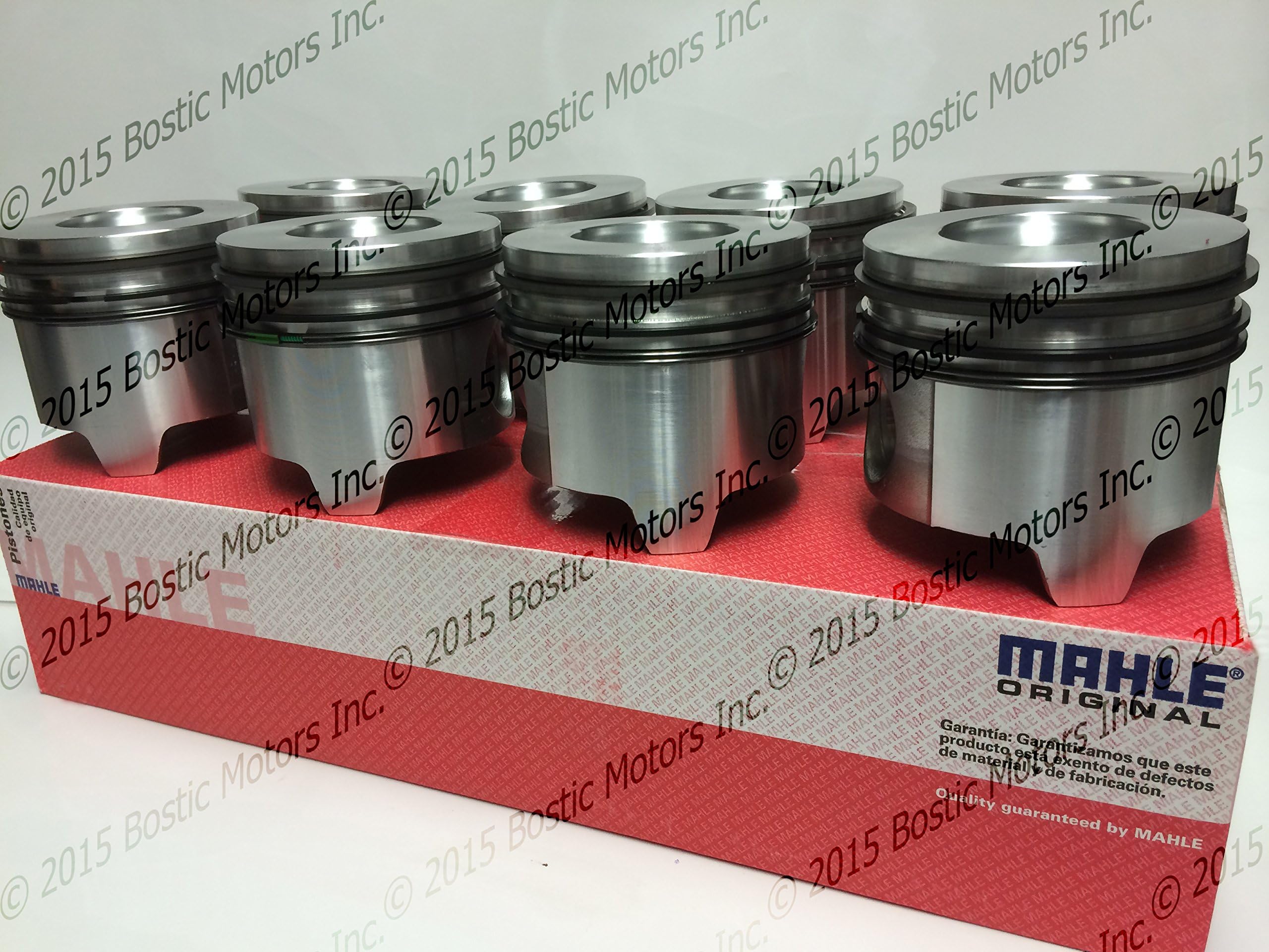 MAHLE Pistons set for Ford 7.3 7.3L Diesel Pistons +.030
