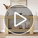 63 Inches Long Console Table for Entryway, Farmhouse Console Table for Living Room, 2-Tier Large Sofa Table with Storage, Wooden Entryway Entry Table for Entrance, Hallway
