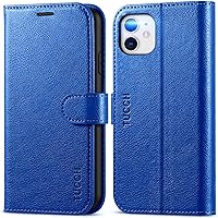 Vista 11 de TUCCH Funda tipo cartera para iPhone 11, [con bloqueo RFID] ranuras para tarjetas, soporte, cierre magnético, funda protectora de piel sintética