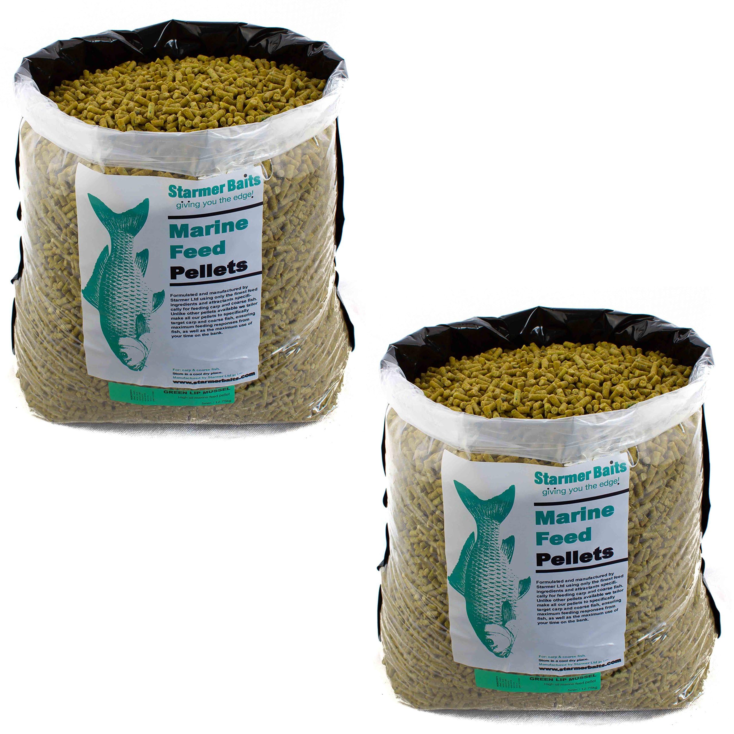 StarmerBaits Green lip mussel/pellets / 5mm / 25kg