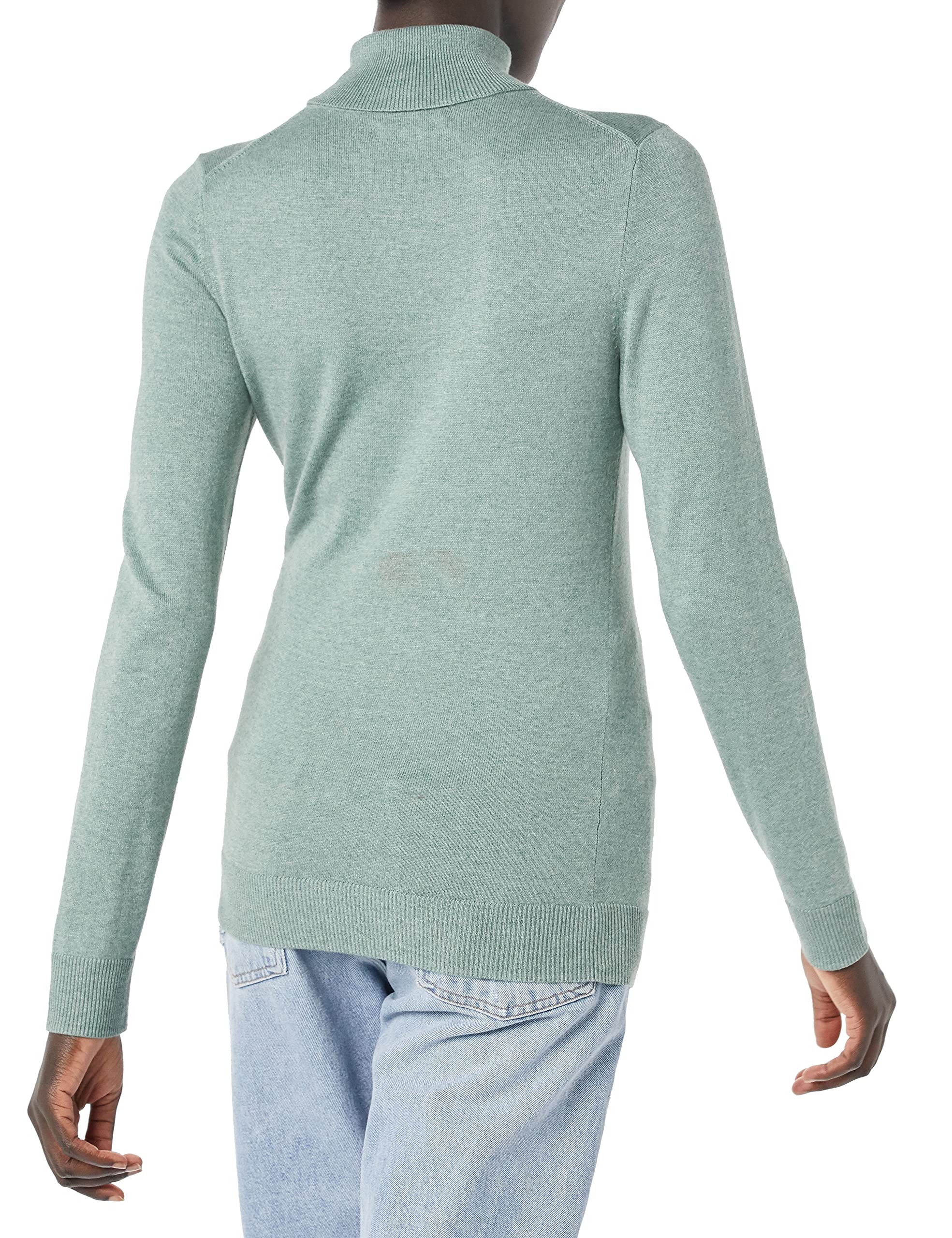 Amazon Essentials Maglione A Collo Alto E Maniche Lunghe Leggero con vestibilità Classica (Taglie Forti Disponibili) Donna
