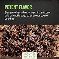 Vista 5 de Frontier Co-op Organic Whole Star Anise 1lb - Dried Whole Star Anise Pods