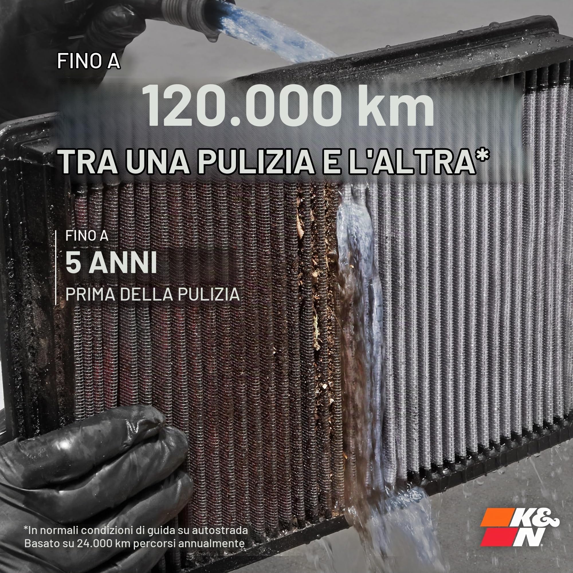 K&N 33-5029 Filtri Aria Sostitutivi Auto, Lavabile e Riutilizzabile