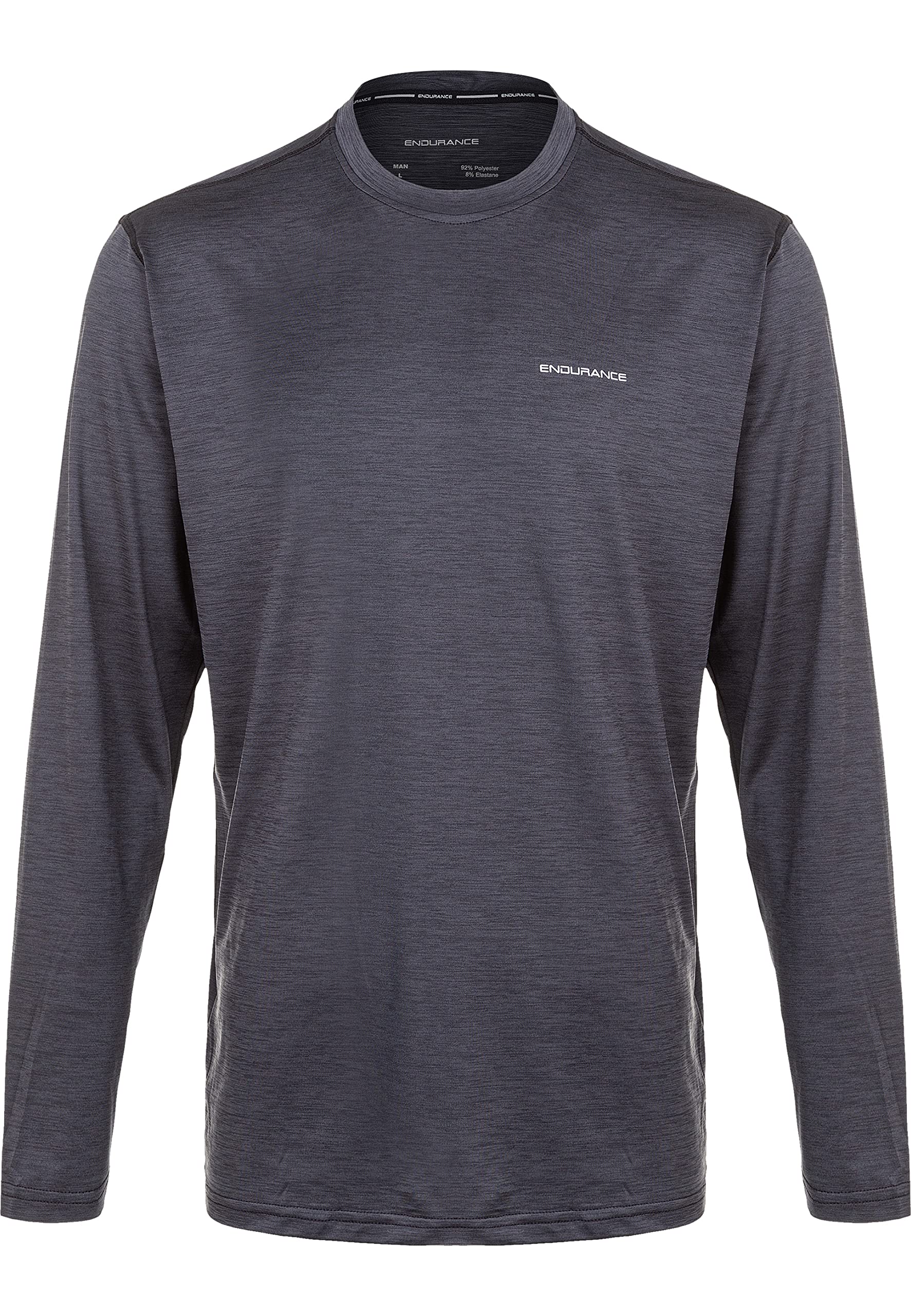 Endurance Men's Mell Melange Blouse, Opaque, 1001 Black, L