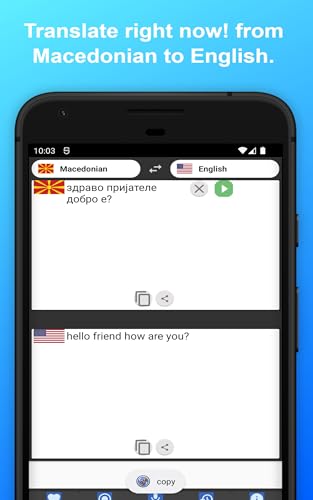 English to Macedonian Translator to Translate to for Free on Telephone and Tablet