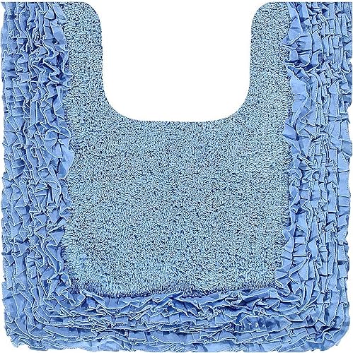 Miniatura 81 de Better Trends Alfombras en forma de corazón de 30 pulgadas, 100% algodón, suave, antideslizante, lavables, absorbentes de agua, para la entrada