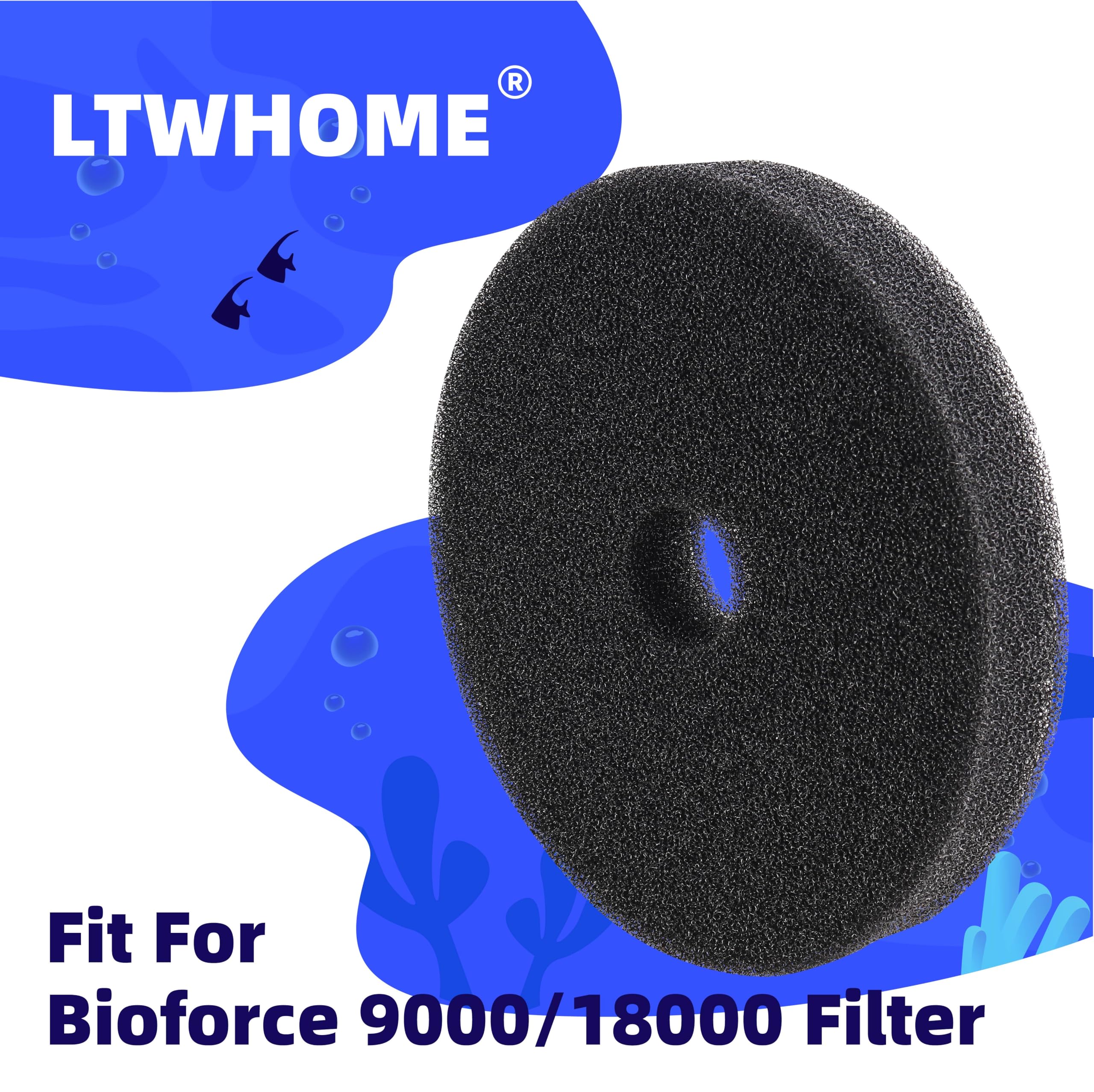 Sin Marca Estera de Esponja de Filtro Ajusta Hozelock Bioforce 9000/18000 Filtro (2 Pieza)