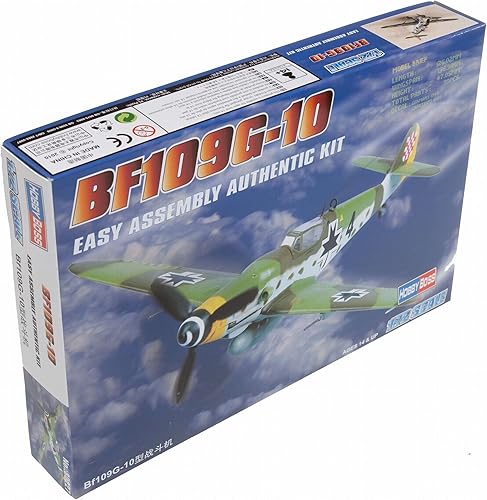 Hobby Boss Bf 109G-10 Kit de construcción de modelo de avión, escala 1/72