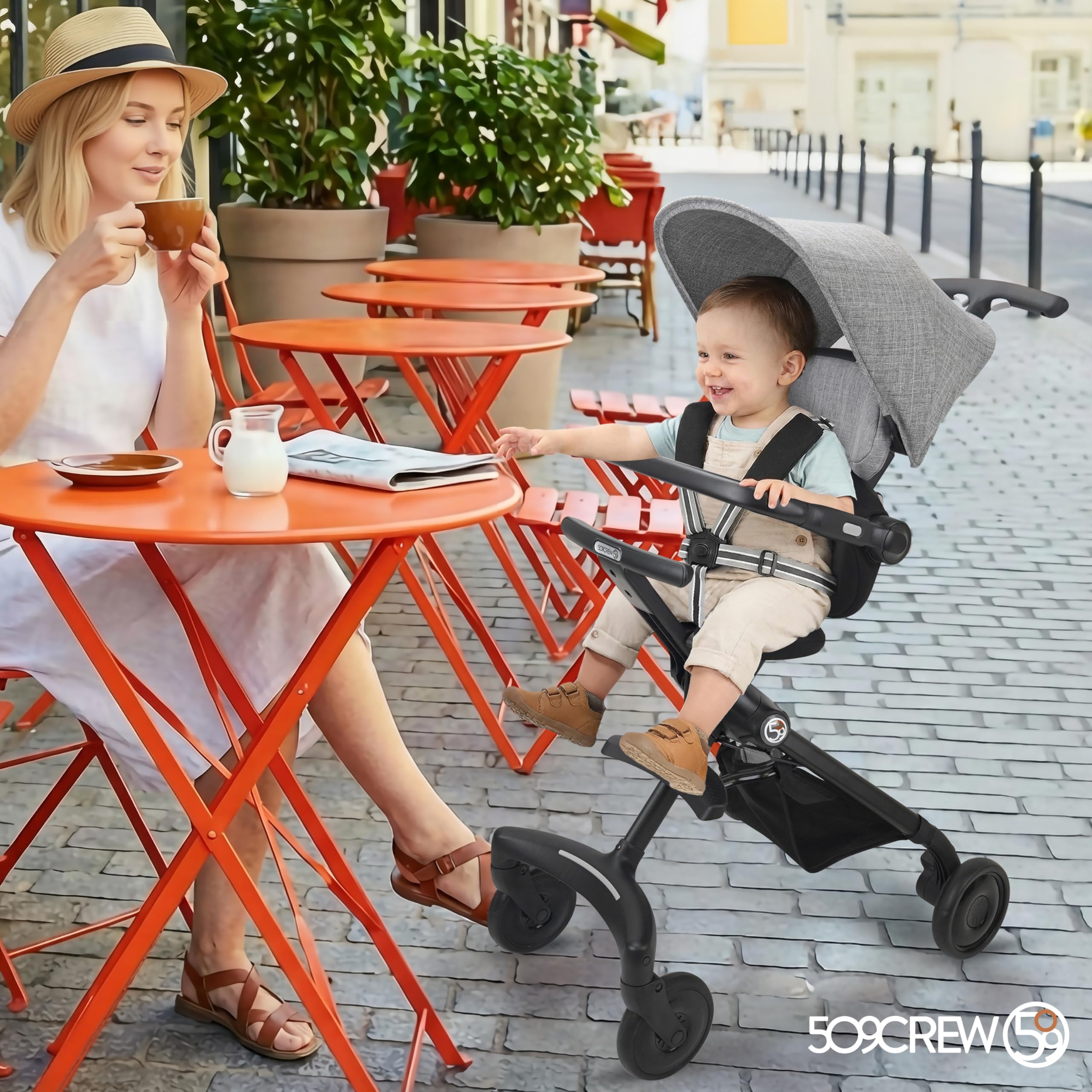 509 CREW EZ-TRAVELLER Baby Buggy Stroller Pushchair