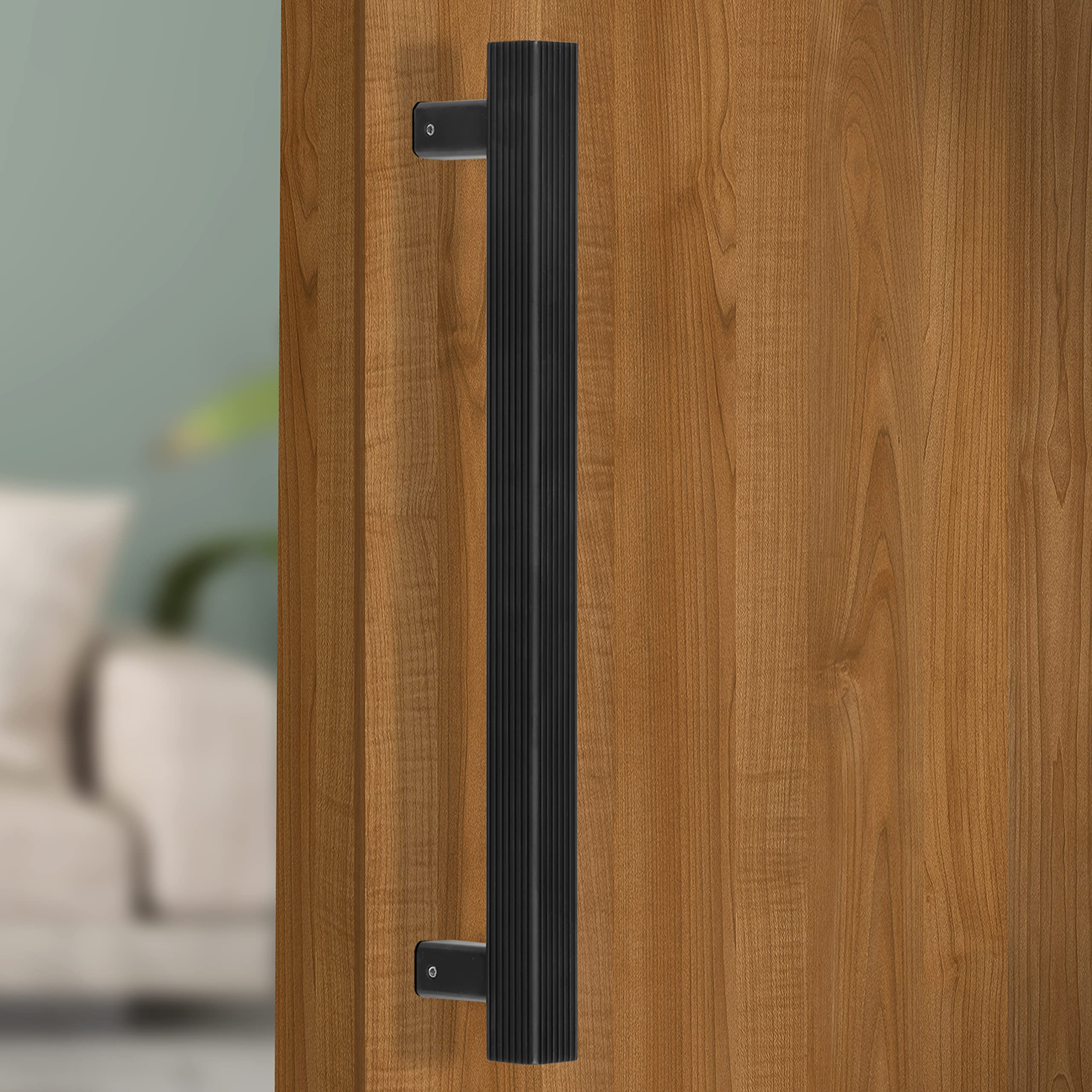 Plantex Heavy Duty Door Handle/Door & Home Decor/14-inches Main Door Handle/Door Pull Push Handle/3 Years Warranty Pack of 1 (236-Black Finish) — Amazon image 7
