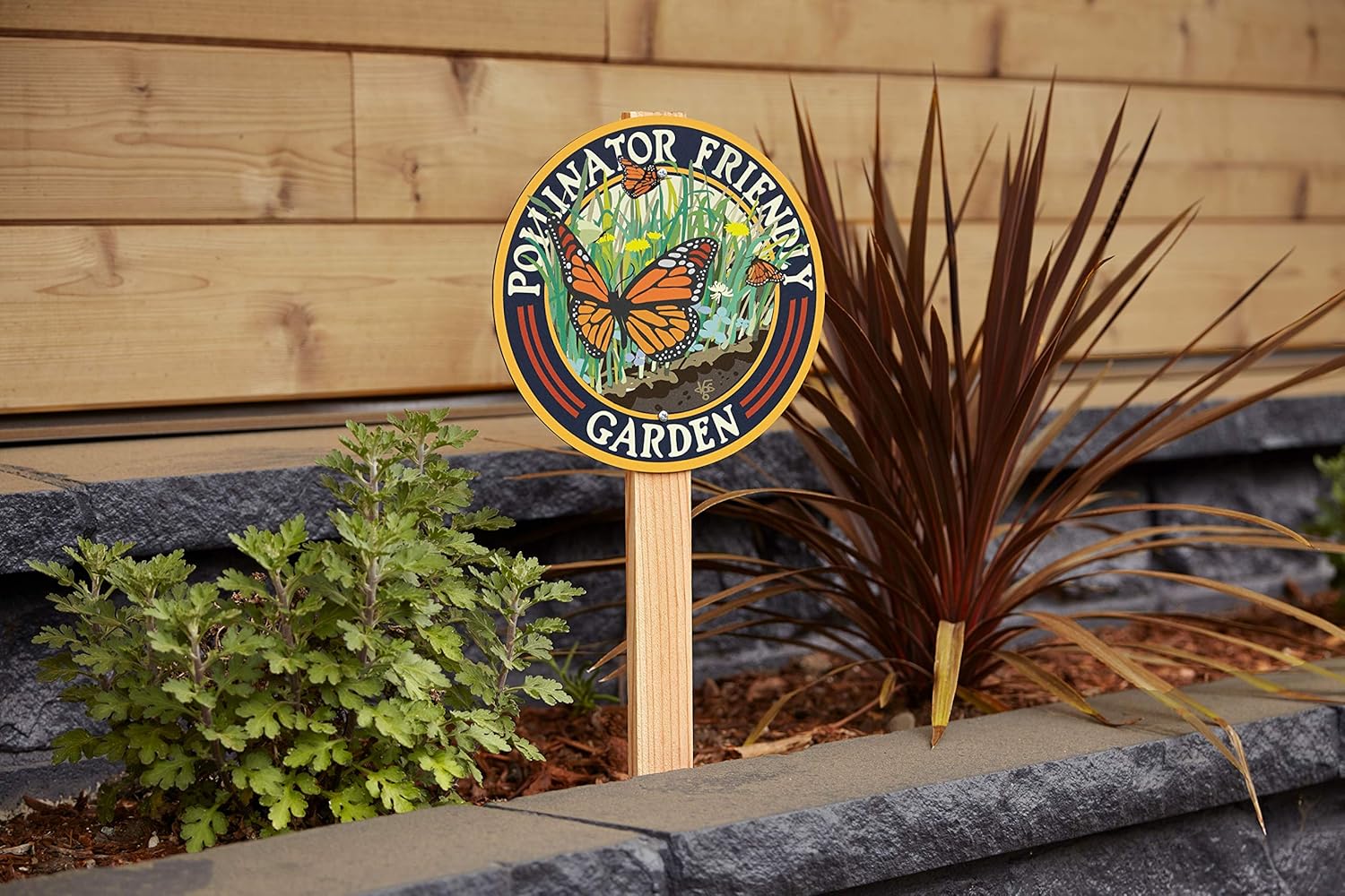 Pollinator Friendly Butterfly - Garden Sign