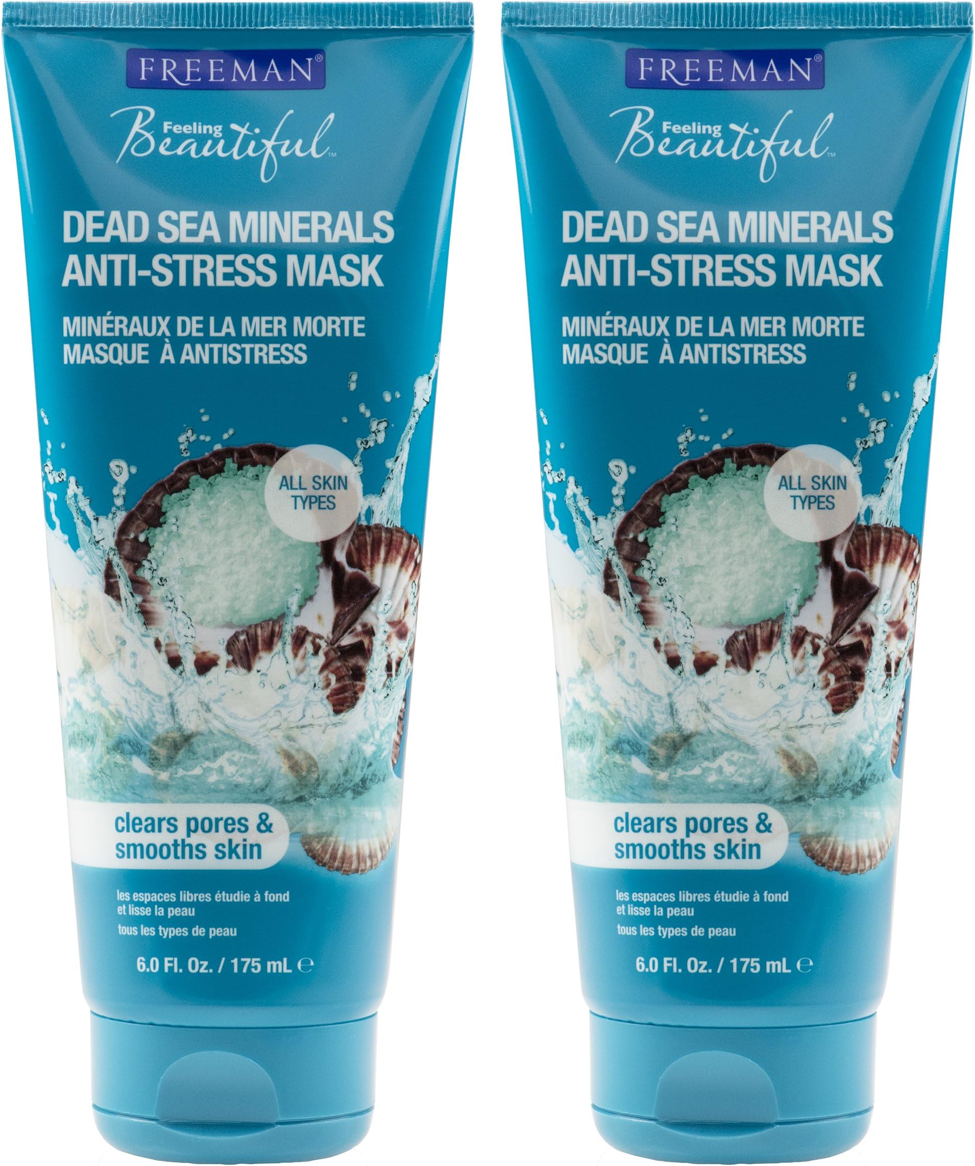 Feeling Beautiful Dead Sea Minerals Clay Mask, 6-Ounce, 2 Count