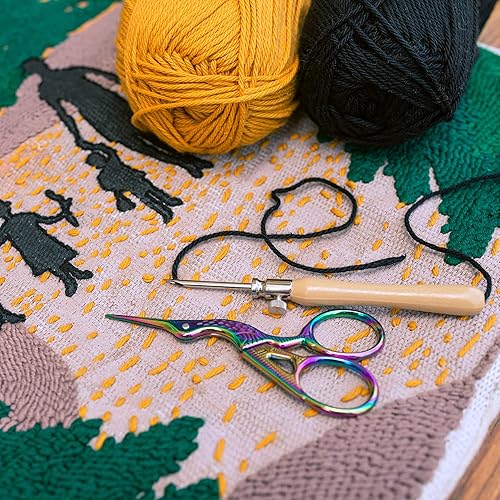 Miniatura 5 de Kit de tijeras de bordado, juego de herramientas de costura portátil 11 en 1 con estuche, suministros para amantes, hogar, viajeros, adultos,