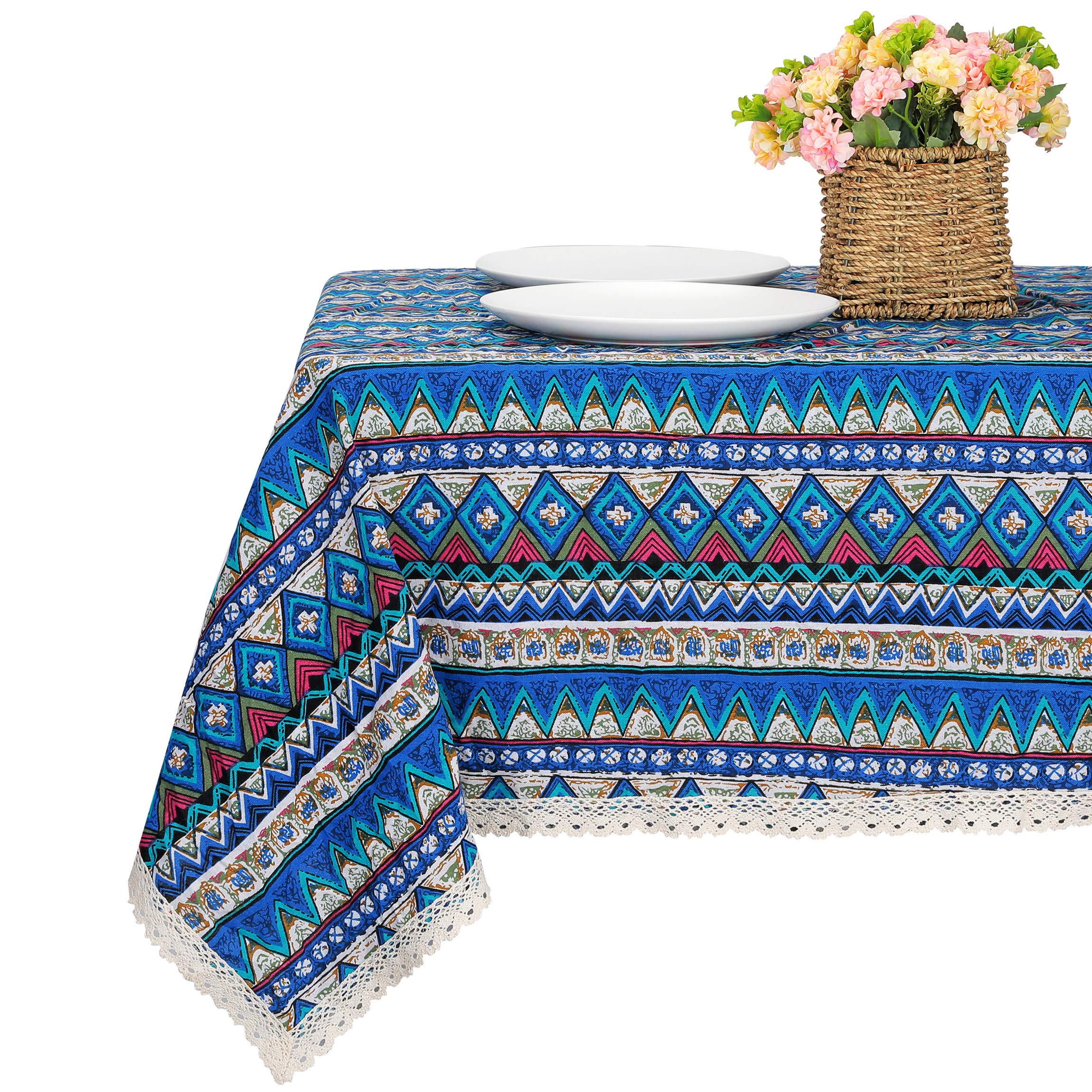 Amazon｜テーブルクロス ヴィンテージレース ボヘミアン風 テーブル