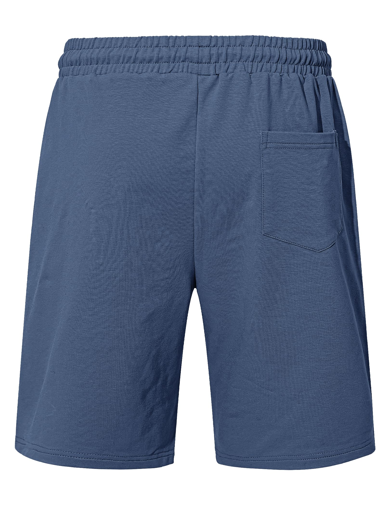 TARAINYA Pantalones Cortos Deportivos Deporte Algodón Hombre Verano con Cremallera Cordón Bolsillo Tarjetero