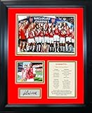 HOFSM.COM Hall of Fame Sports Memorabilia Framed Arsenal F.C. The Invincibles 2003-04 Premier League Champions Facsimile Laser Engraved Signature Auto Soccer Futbol 11