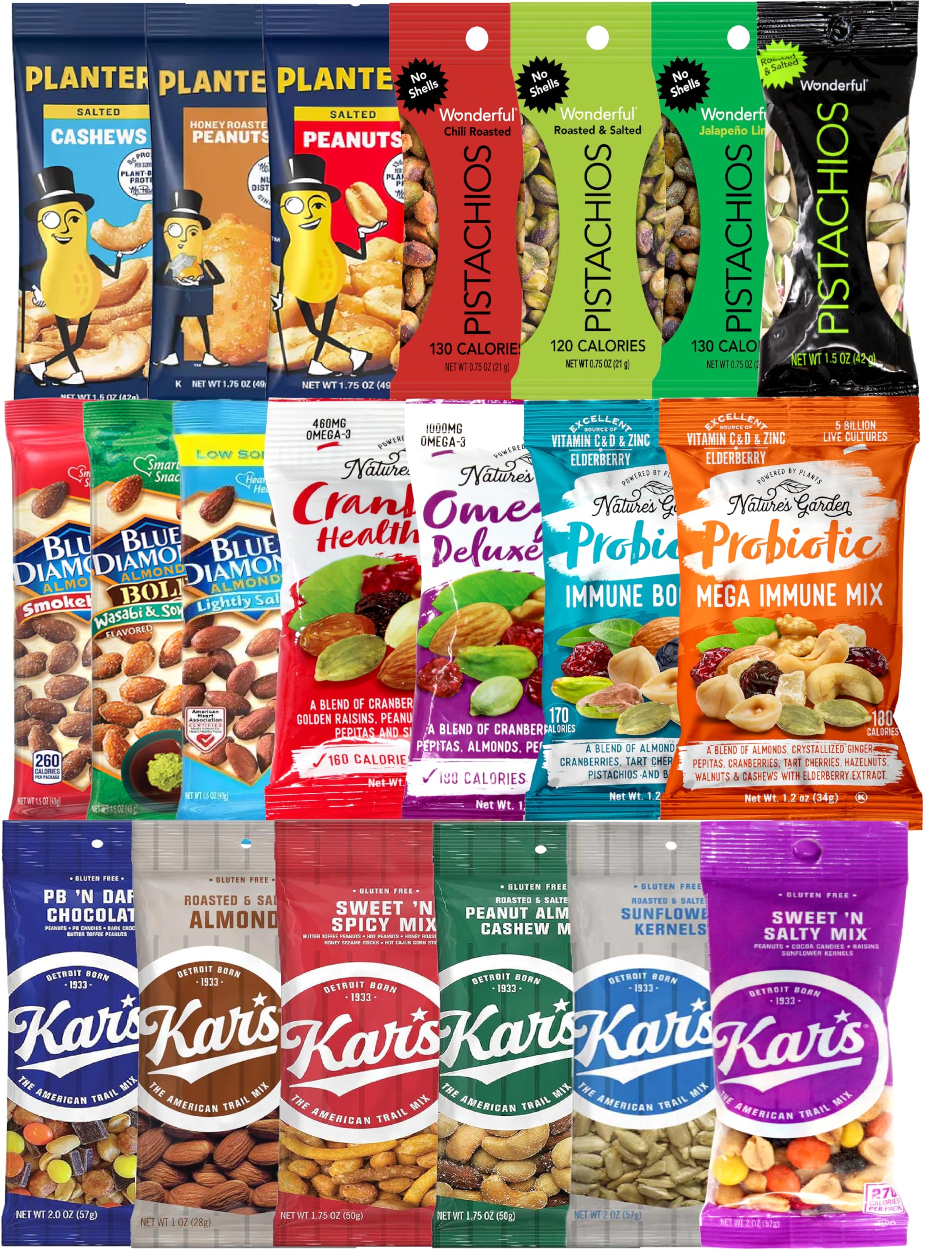 Amazon.com : Niro Gift Basket Trail Mix Snacks Variety Pack for