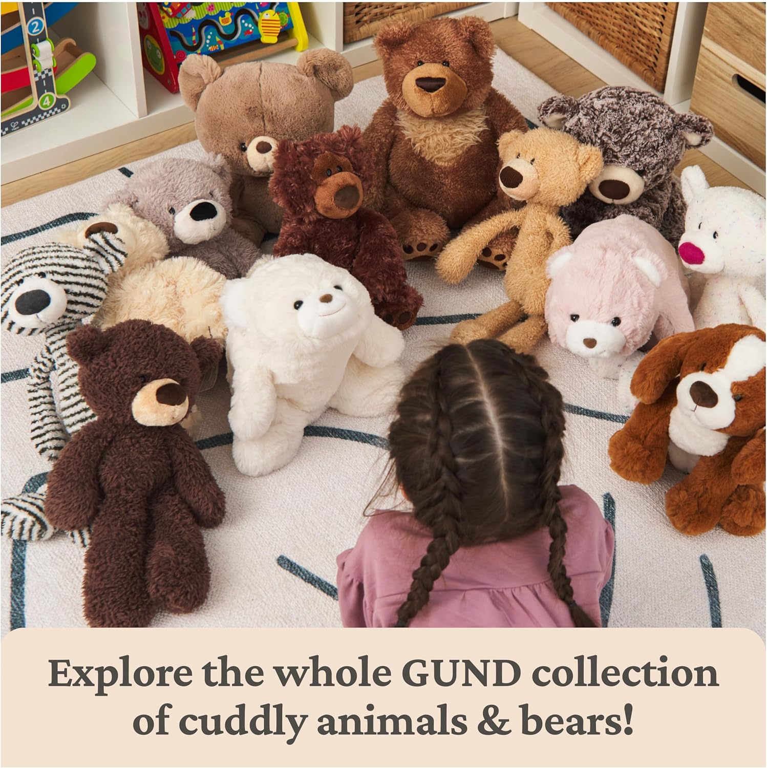 GUND Jumbo Philbin Teddy Bear, Large Teddy Bear, Stuffed Animal for Ages 1 and Up, Plush Toy, Chocolate Brown, 29"