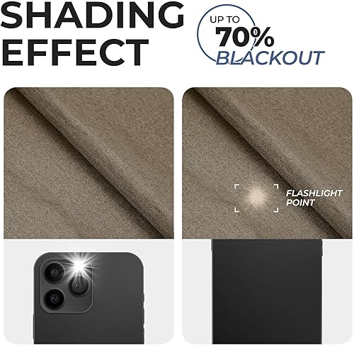 Miniatura 6 de Superior Cortinas opacas, oscurecimiento de habitación, dormitorio, cortinas, cocina, detalles de ventana de sala de estar, bloqueo solar, térmico,