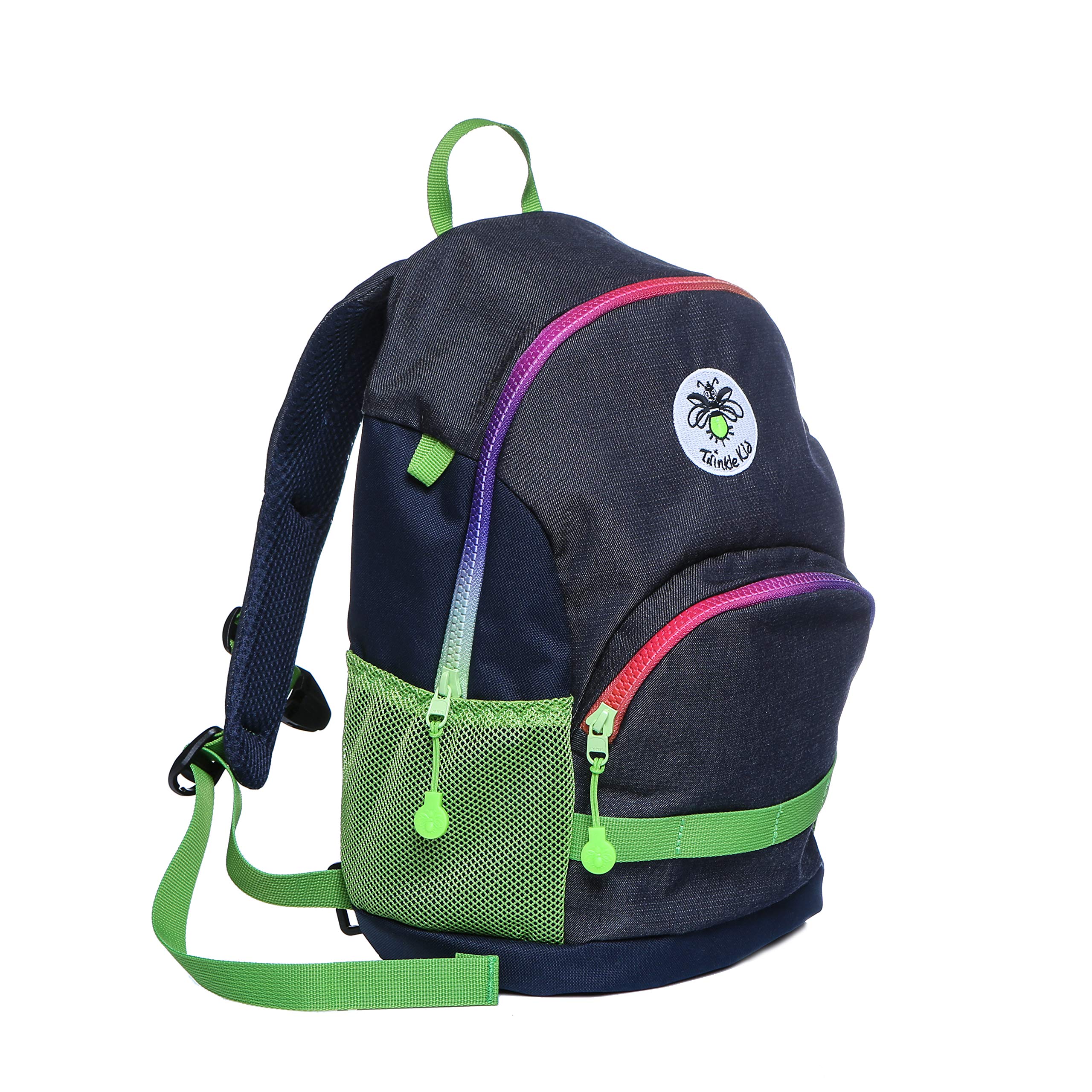 Twinkle Kid Odblaskowy plecak dziecięcy 10 l, tęczowy, niebieski, Plecak