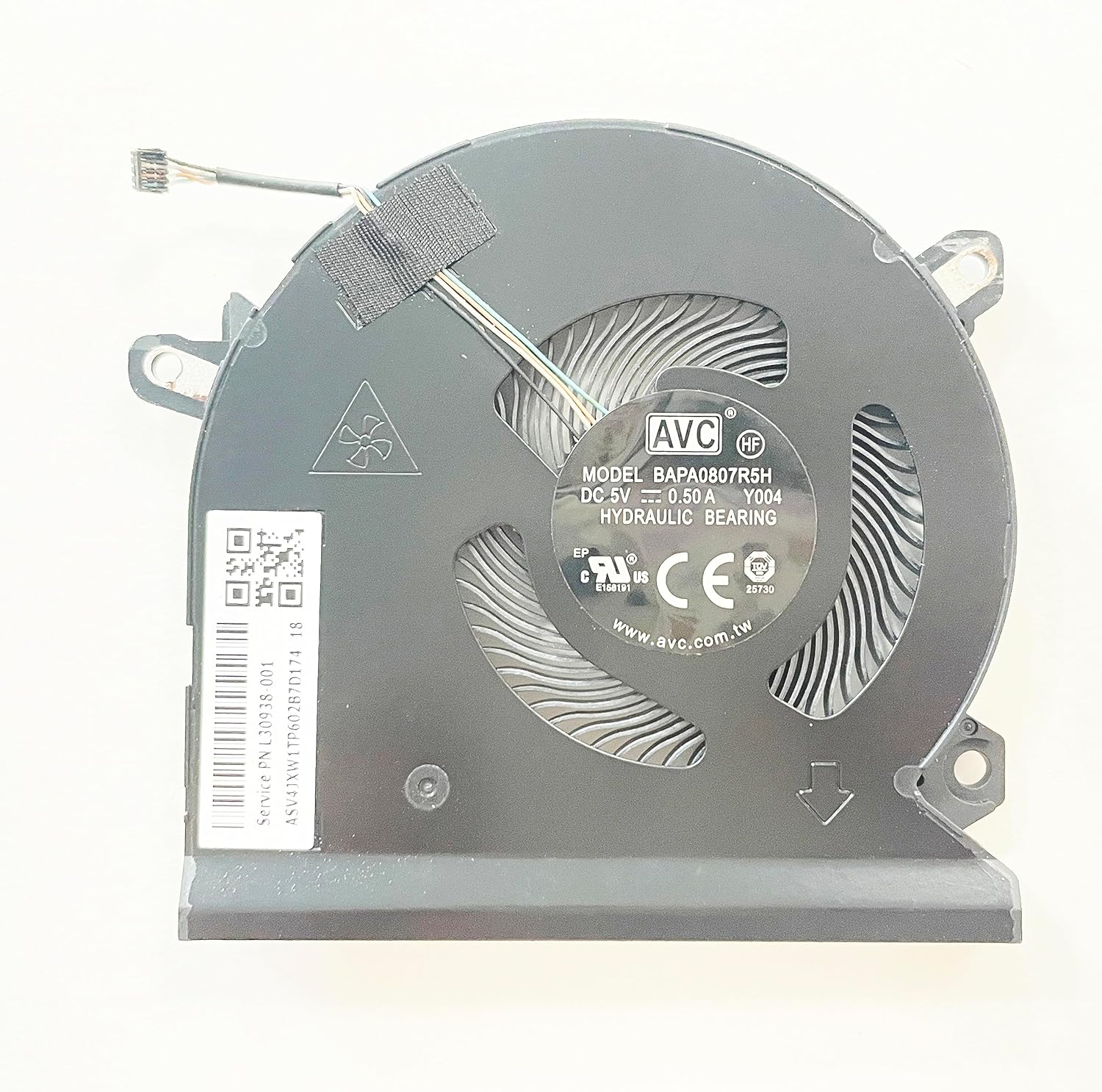 Replacement CPU+GPU Cooling Fan for HP zbook-Studio x360 g5 EliteBook 1050 G1 1050G1 HSN-Q11C Series NS85C00-17L24 NS85C00-17L25 L30938-001