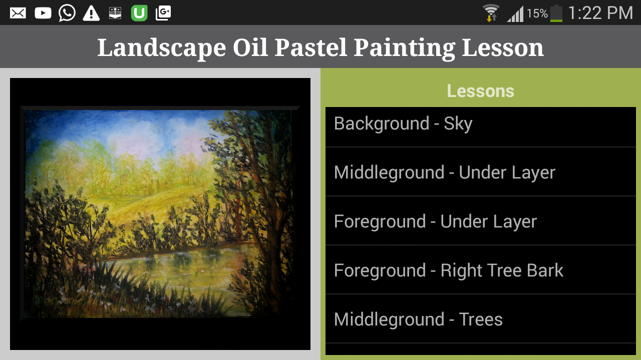 Landscape Paint App Examples Landscape Painting Lesson - Aplicativo na Amazon Appstore